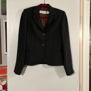 Garfield & Marks gray pinstripe jacket